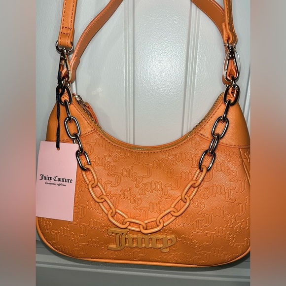 Juicy Couture Apricot Crush “Can’t Tame Her” Shoulder Bag, NWT - Picture 8 of 16